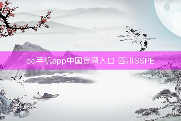 od手机app中国官网入口 四川SSPE