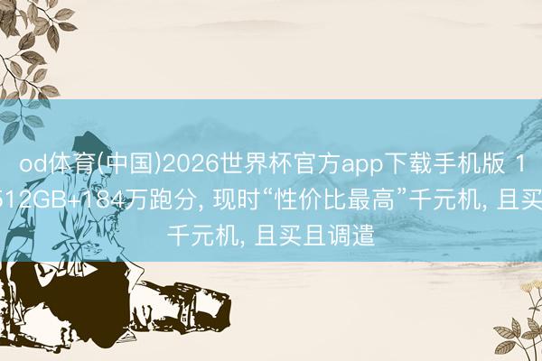 od体育(中国)2026世界杯官方app下载手机版 16GB+512GB+184万跑分， 现时“性价比最高”千元机， 且买且调遣