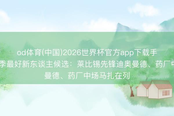 od体育(中国)2026世界杯官方app下载手机版 德甲赛季最好新东谈主候选:莱比锡先锋迪奥曼德、药厂中场马扎在列